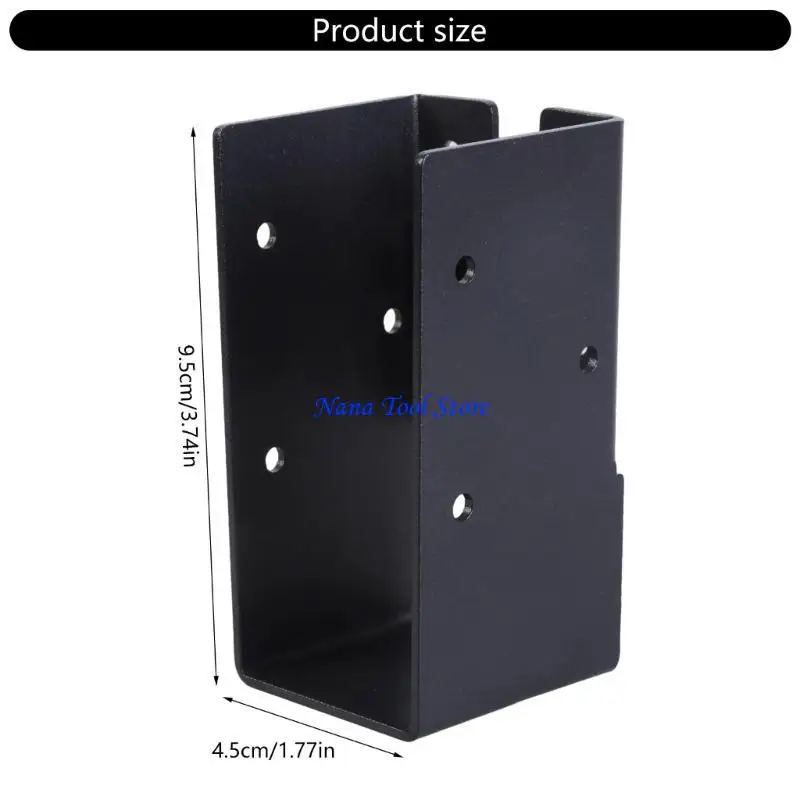 31GJ Sturdy Metal Adjustable Deck Post Base Brackets for Enhances Stability in Patios Balconies and Terraces Installations