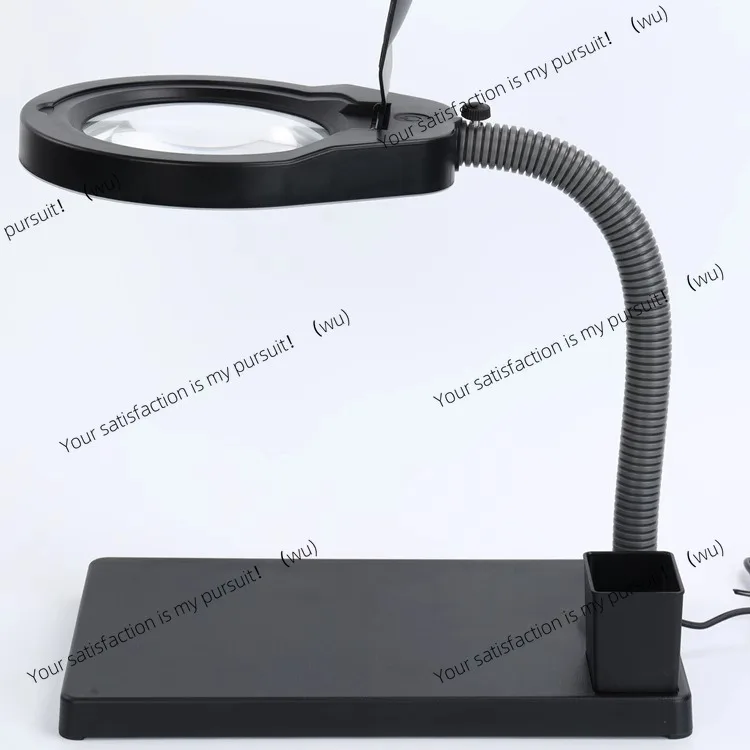 PD310 desktop magnifying glass 10 times 20 times with LED lights 80 elderly reading mobile phone PCB board repair engraving