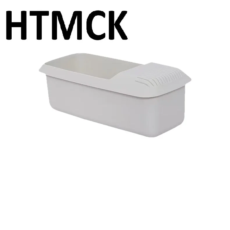 Caixa de Plástico Reutilizável HTMCK para Cozinhar Espaguete e Vegetais no Micro-ondas com Escorredor, Acessórios de Cozinha