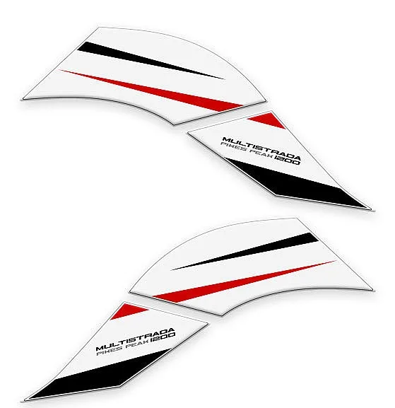 Motorcycle Anti Slip Side Traction Pads Tank Pad Decals Stickers For   Multistrada 1200 2015-2017 Pikes Peak