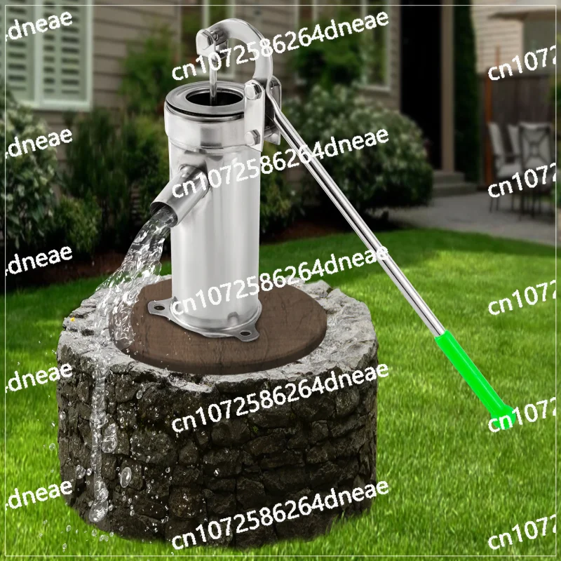 Manual Well Pump Manual Well Water  Stainless Steel Hand Well Water  Stainless Steel Home Manual Water Jet  Outdoors