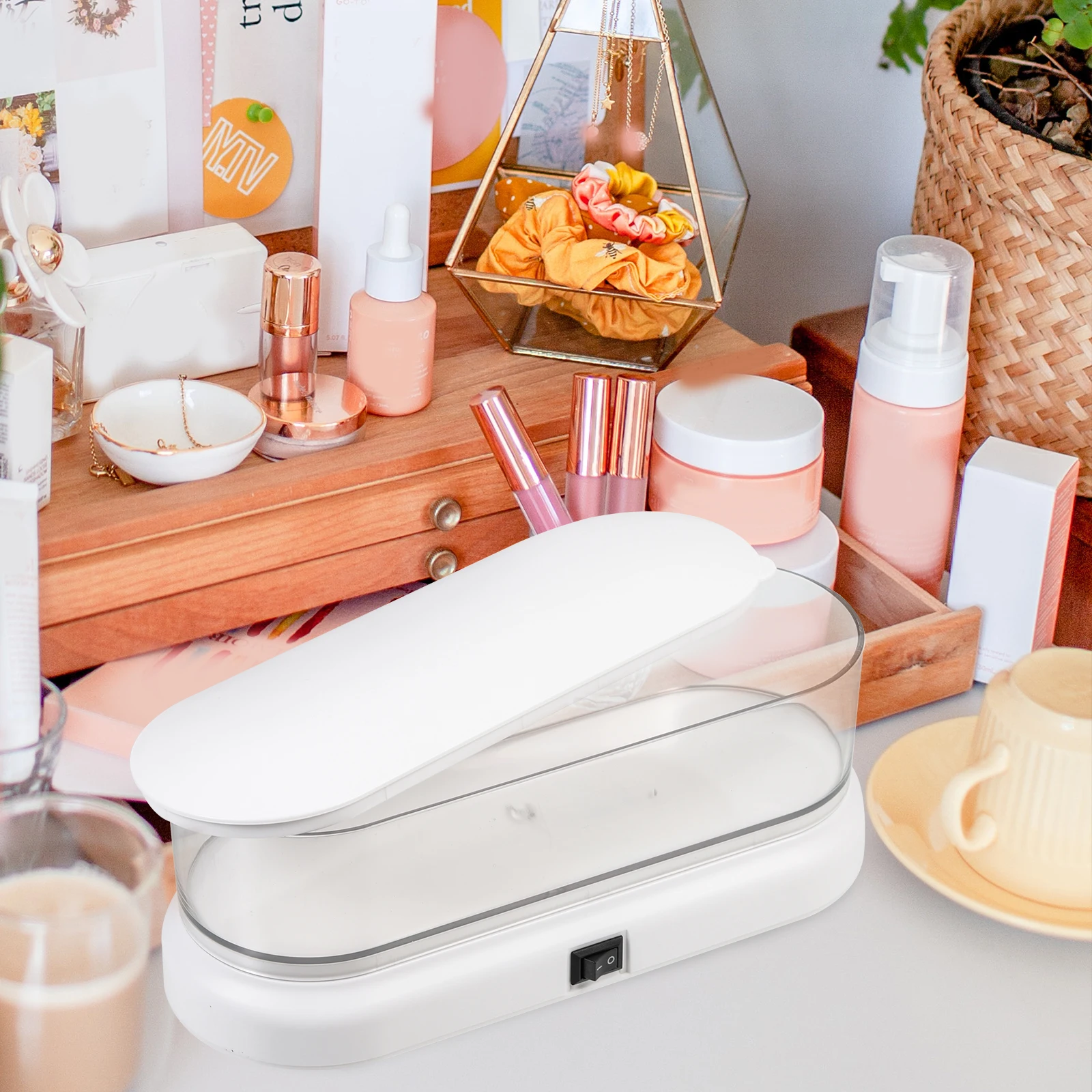 

Glasses Cleaner Ultrasonic Jewellery Jewelry Cleaning Machine Electric Abs Small