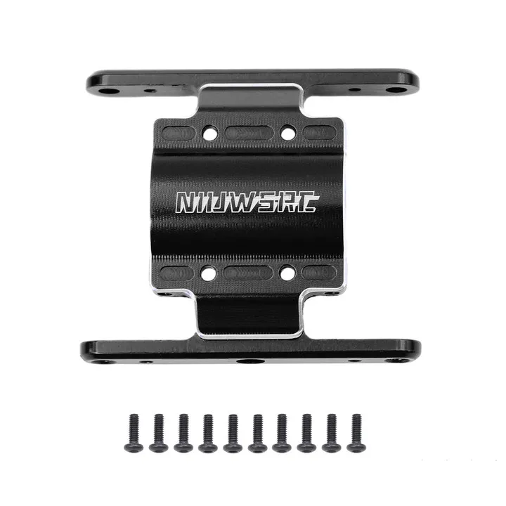 FCX18 CNC Aluminum RC Skid Plate Gearbox Transmission Mount For 1/18 RC Crawler FMS FCX 18 LC80 Upgrade Parts