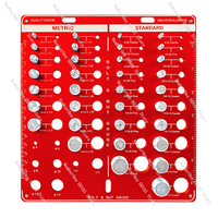 Thread Checker, Metric Inch Screw Nut Bolt Gauge