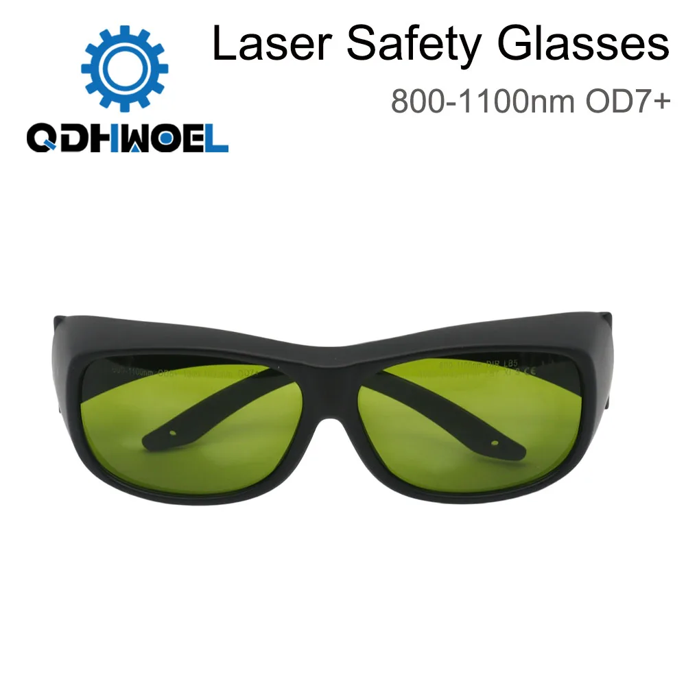 Laser Safety Glasses 800-1100nm OD7+ Protective Eyewear for Fiber Laser Nd:YAG 1064nm 980nm 808nm Welding Engraving