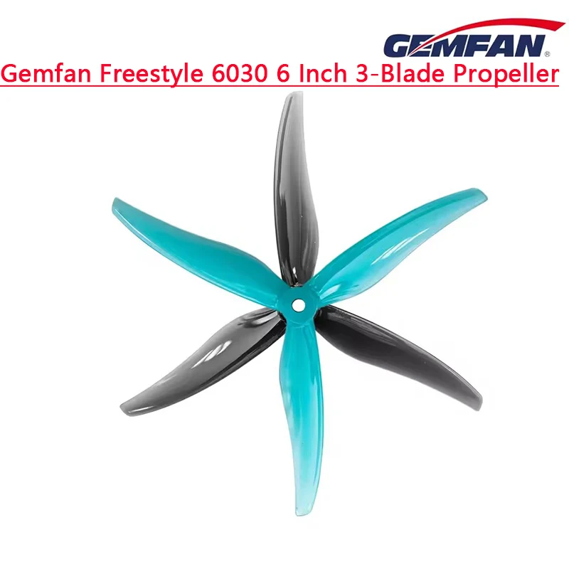 Gemfan Freestyle 6030 6 Inch 3-Blade Propeller for RC Multirotor X-Class FPV Long Range Cinelifter Drone DIY Parts