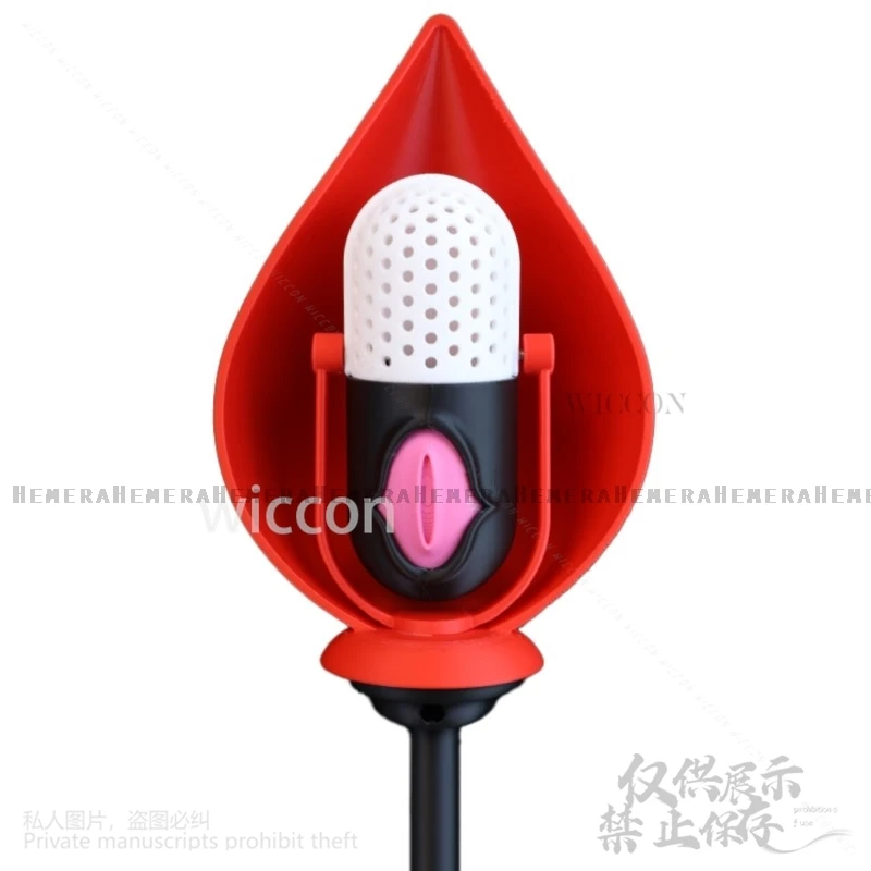 Anime ALastor Cosplay accesorios de disfraz de Hotel Halloween regalos de fiesta de Navidad para accesorios de micrófonos 3D mujer hombre personalizado