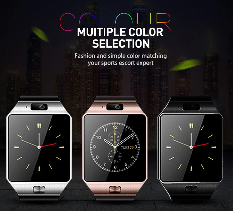 2G Sim Card Men Smart Watch TF Card Full Touch Phone Watch Bluetooth Camera MP3 Player For Xiaomi Samsung Smartwatch Men reloj