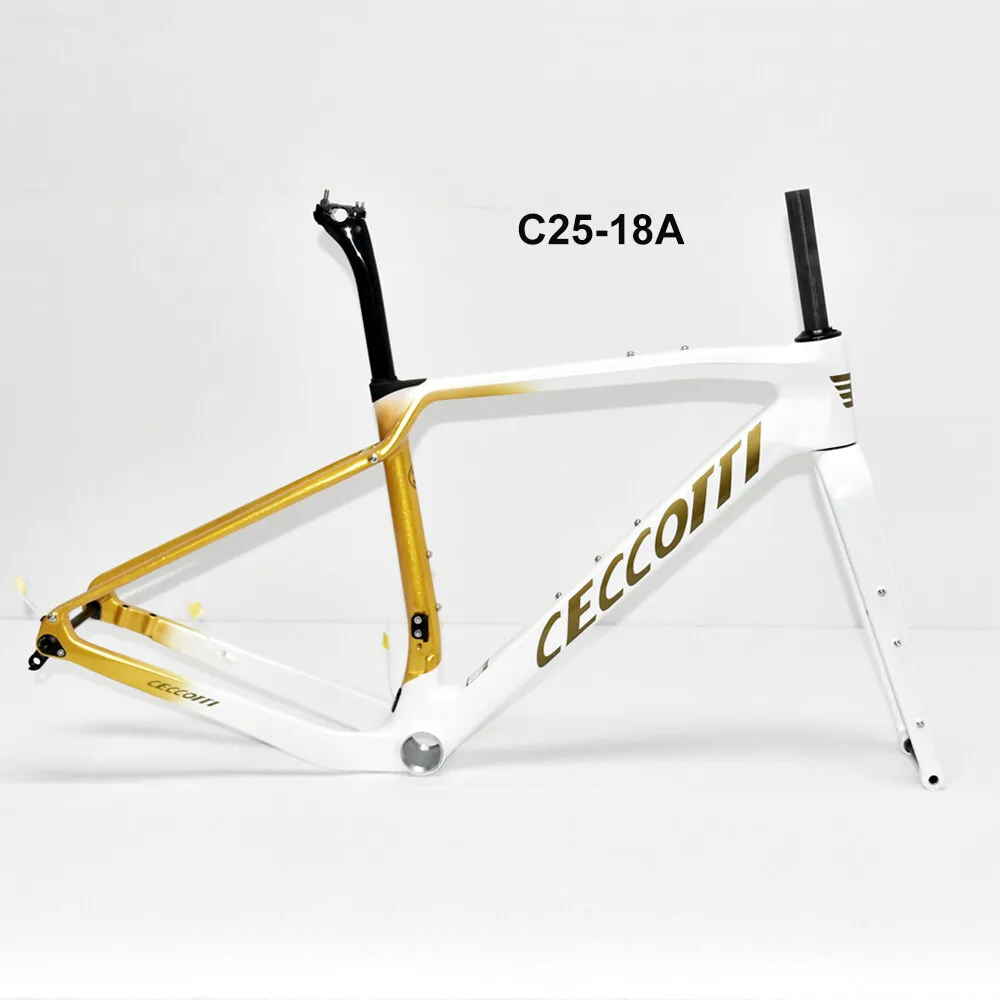 

Gravel Bike Frame UD Carbon Fiber Frame Disc Brake Aero Custom Colors Cyclecross Bicycle Accessories