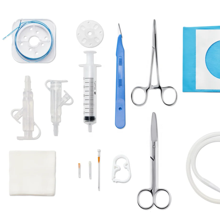 Medical Gastrostomy Feeding Tube 24 Fr Peg Tube Kit French 24 Peg Tube Kit