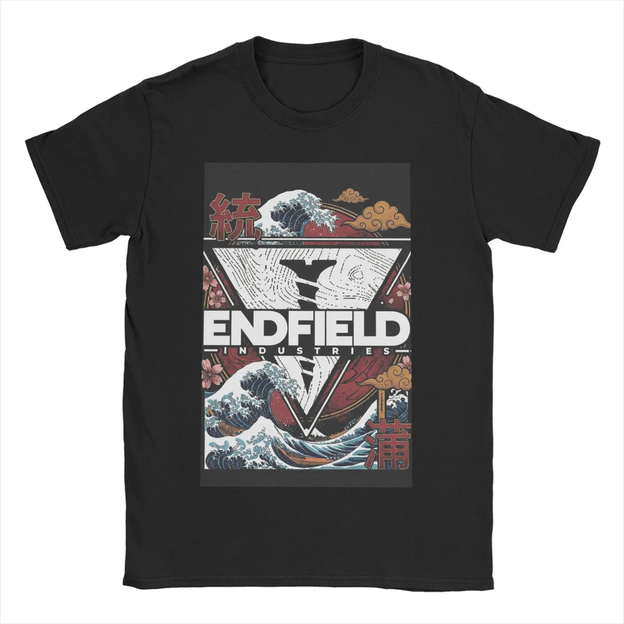 T-shirt Arknights Endfield The Factory Must Grow Growth Infinite pour hommes, vêtements 100% coton, col ras du cou, T-Shirt Original