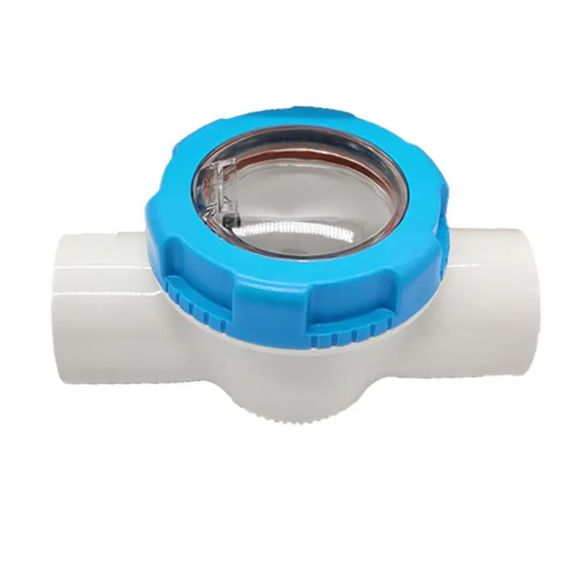 Pool Check Valve Corrosion Resistant Non Return Clear Chamber Check Flapper Valve Kit 2 Inch For Swimming Pools Multi-Purpose