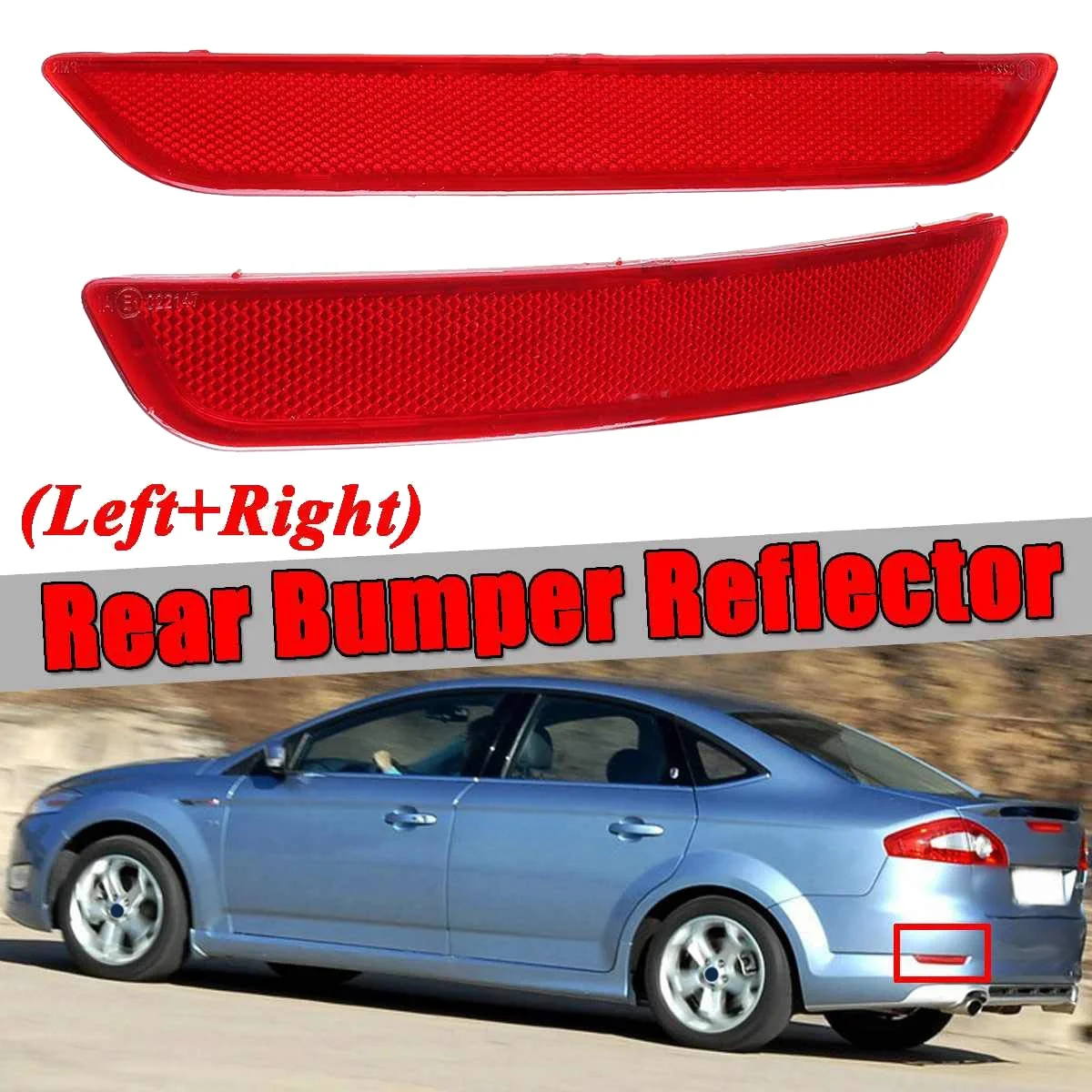 Car Rear Bumper Reflector for Ford Mondeo MK4 2007-2010