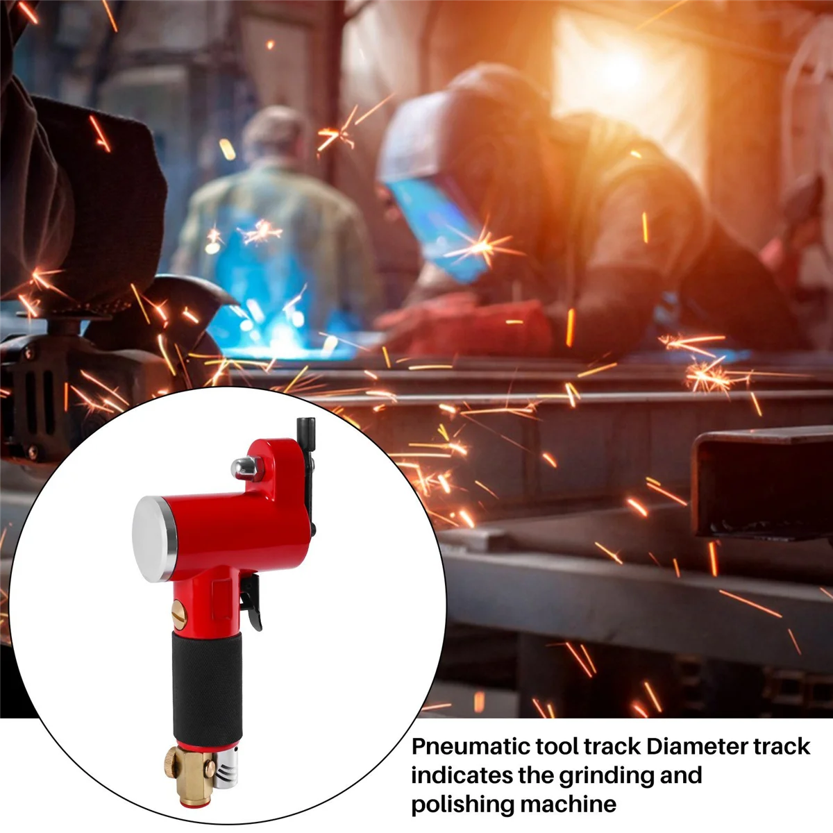 BAAR-PNEUMATIC Air เครื่องมือ TRACK เส้นผ่านศูนย์กลาง TRACK Finger Sander เครื่องขัด Dual Action Sanders FS-30