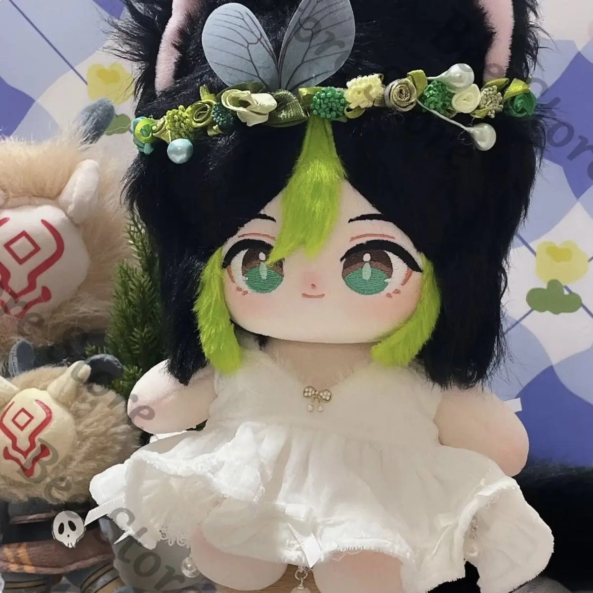 

Genshin Impact Theme role Game ambitus Tighnari Naked 20cm cotton doll Stuffed toys quadratic element High appearance level