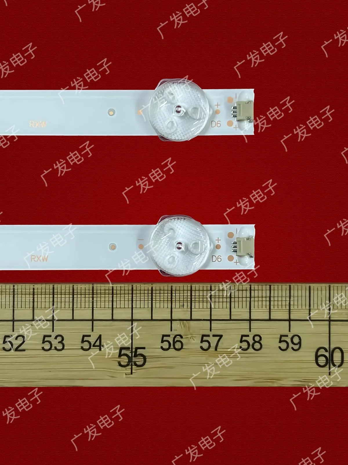 LED Backlight Strip, 6 Lâmpada para 32T800 JL.D32061330-083DS-M_V01, 3V, LED