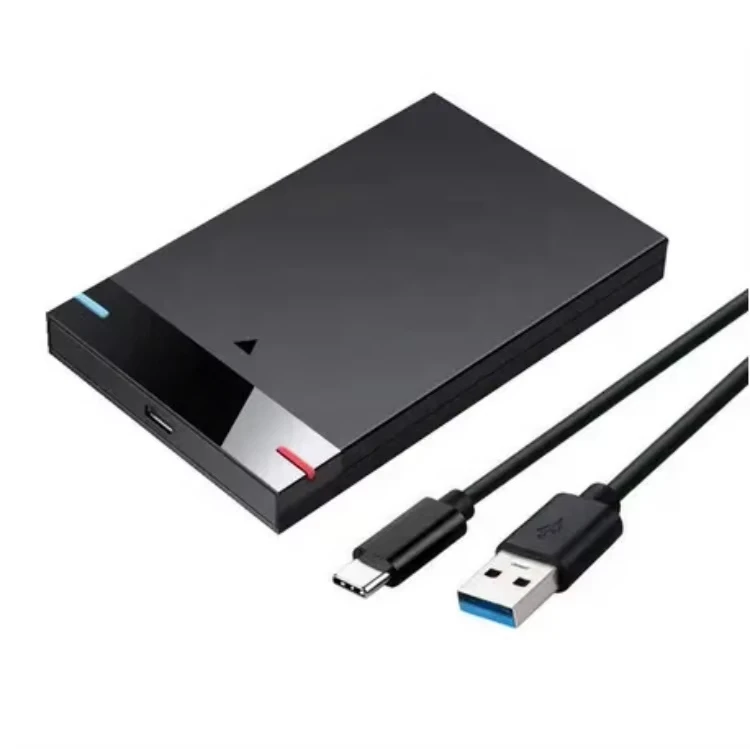 오리지널 브랜드의 새로운 제품! 외장형 하드 드라이브 도구 무료 HDD 케이스 USB 3.1 Type-C HDD 인클로저 2.5인치 HD 휴대용 저장 장치 지원