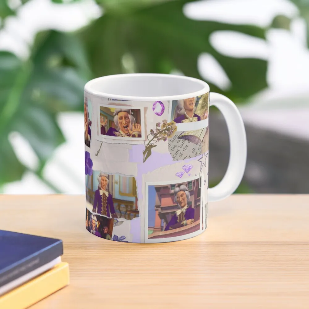 Preminger Collage Classic  Mug Cup Printed Design Handle Round Picture Tea Gifts Coffee Photo Image Drinkware Simple