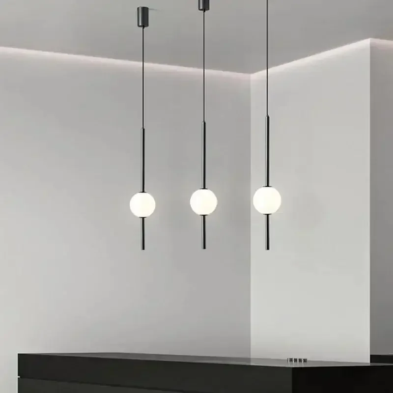 

Modern Simple LED Pendant Lamp Living Room Bedroom Bedside TV Background Kitchen Island Restaurant Home Decor Lighting Fixture