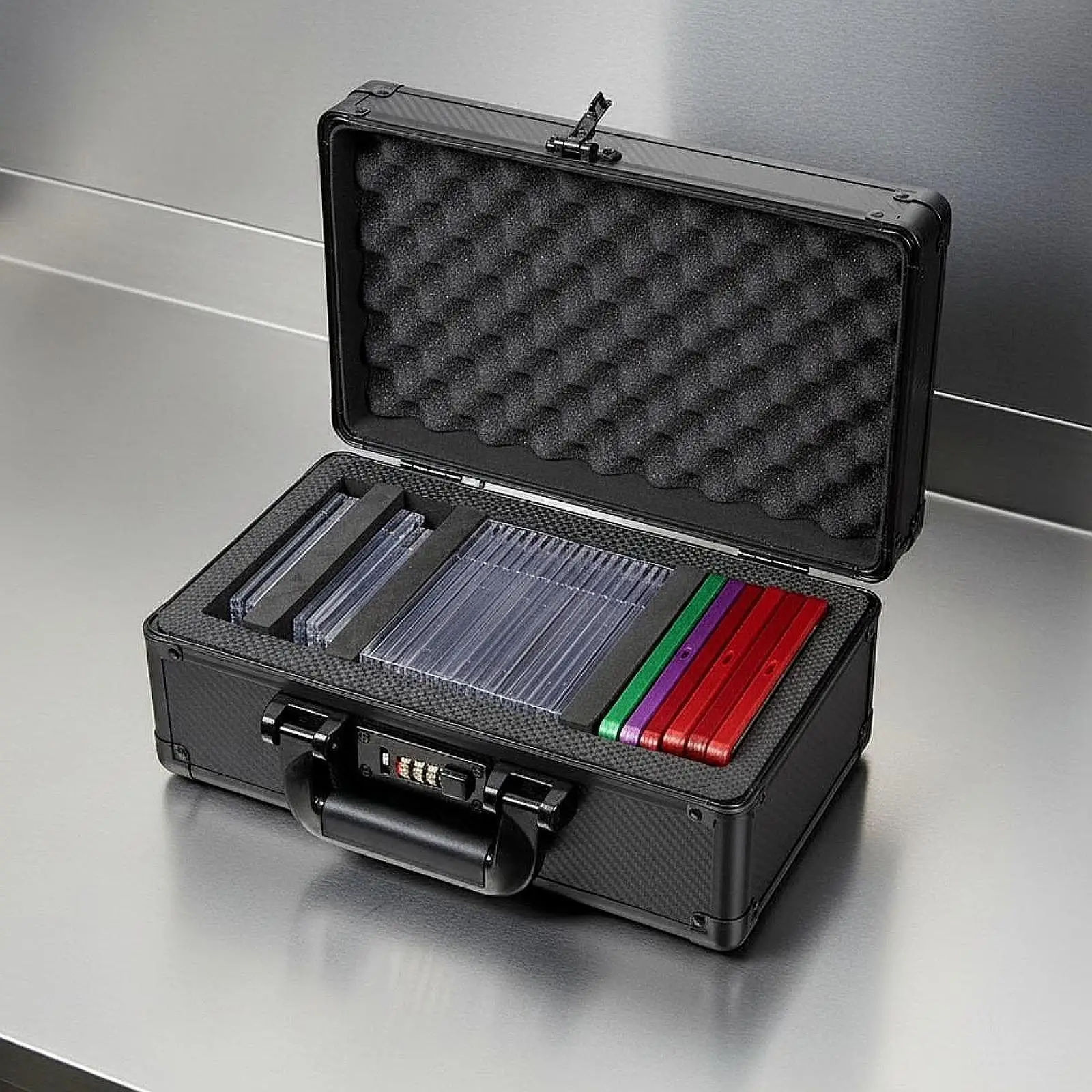trading-card-storage-box-waterproof-carrier-case-graded-card-organizer-single-layer