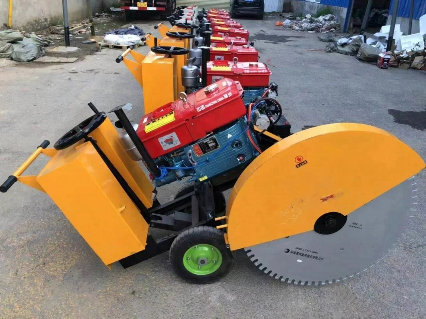 Manufacturer  Grooving Machines Cutter 500 Mm 800Mm Blades Track Cutting Machine for Road Surface Asphalt and Concrete