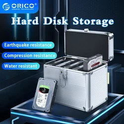 Orico Aluminum 3.5-inch Hard Drive Protection security Box with Locking Storage 10pcs 3.5
