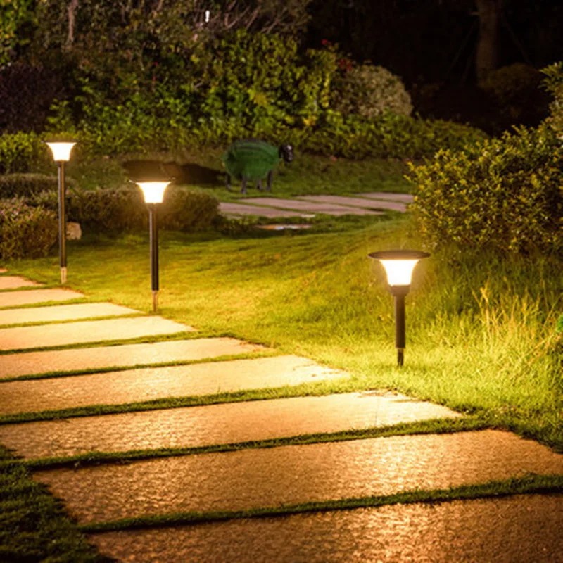 Road Decoration Street Lamp Solar LED Garden Lawn Light Outdoor Garden Road Lamp Solar Panel Sunlight Outdoor Solar Spotlights