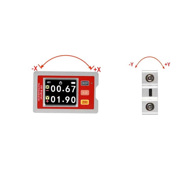 New Level Meter HDI600 Digital Display Inclinometer Accuracy 0.01 Resolution 0.001