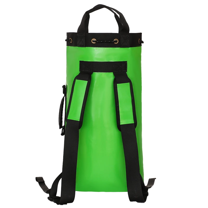 Outdoor Rope Bag Rock Climbing Rescue Cave Exploration Package Drainable Rope Management Backpack Shoulder Bag