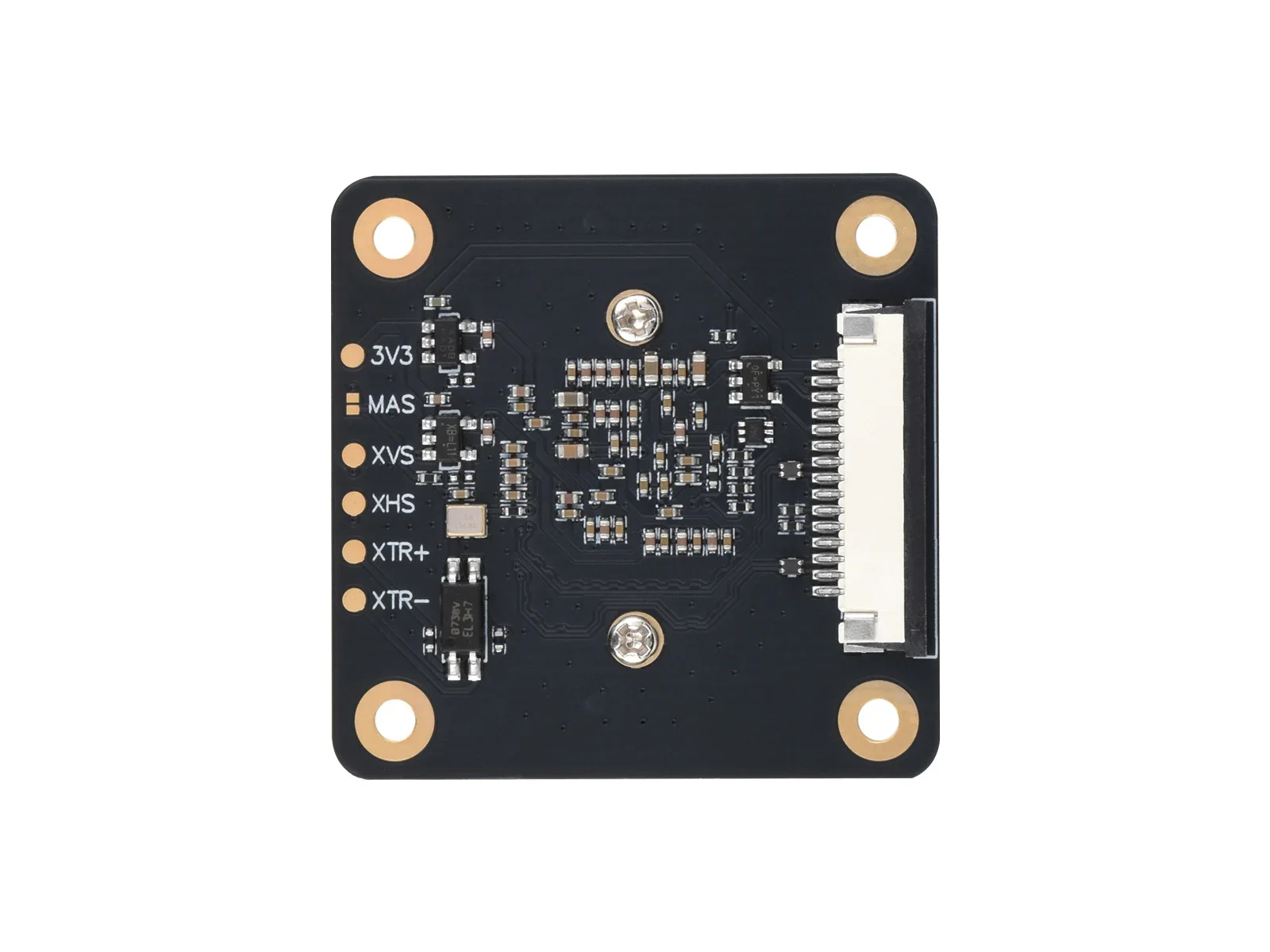 Waveshare IMX296 1.6MP M12 Mono Camera, Global Shutter, Supports for Raspberry Pi 5/4B/Pi Zero