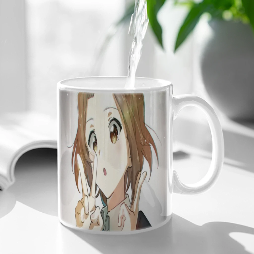 New K-ON Anime Coffee Mug 11oz Fun Coffee Tea Cocoa Cup Handle Tea Drink Cup