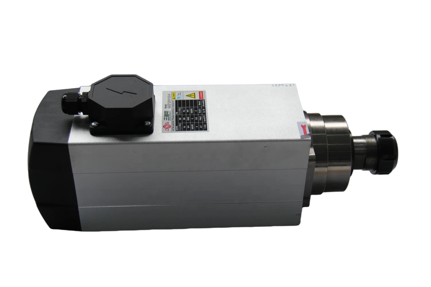 Changsheng GDZ 6kw 18000rpm Square High Speed High Frequency Air Cooled CNC Router Spindle Motor For Wood