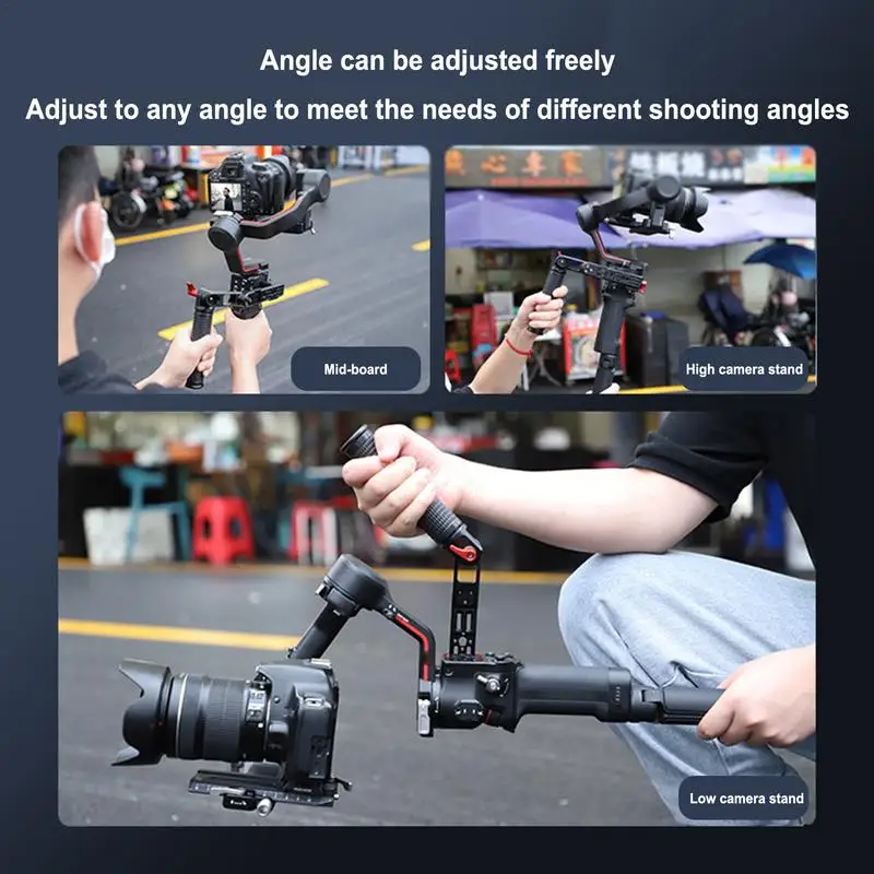 

Camera Stabilizer Handgrip Video Camera Handheld Stabilizer Portable Stabilizer With Ergonomic Grip Camera Support Aluminum Allo