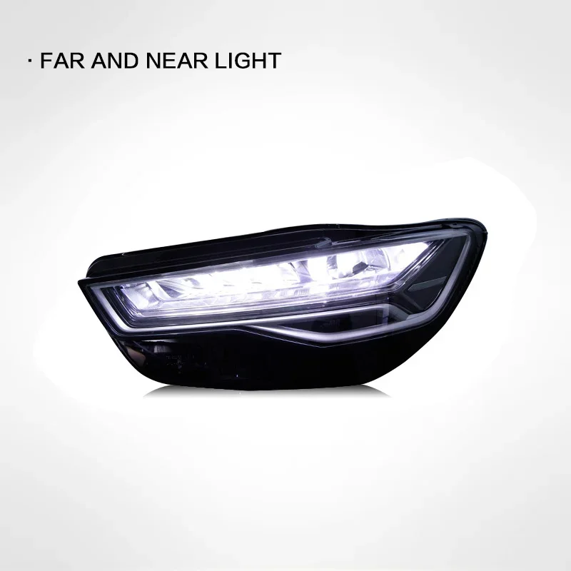 

Car LED Headlight Light Assemblies For Audi A6L 2012-2019 Auto Fog DRL Brake Turn Signal Lamp Plug and Play