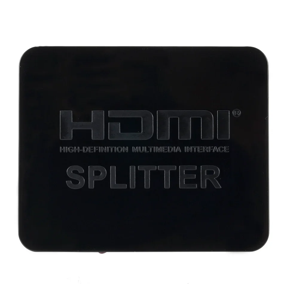 Splitter kompatybilny z HDMI 1 w 2 na 1080P 4K 1x2 Stripper 3D Splitter moc wzmacniacz sygnału 4K rozdzielacz HDMI dla HDTV Xbox PS3