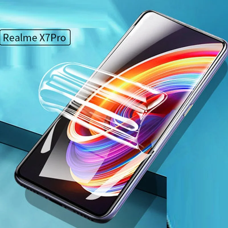 Full Cover Protective film For Realme 7 6 Pro 6 7 5G 7i 5 3 2 Screen Protector For Realme X2 Pro X3 X7 X50 5G XT film