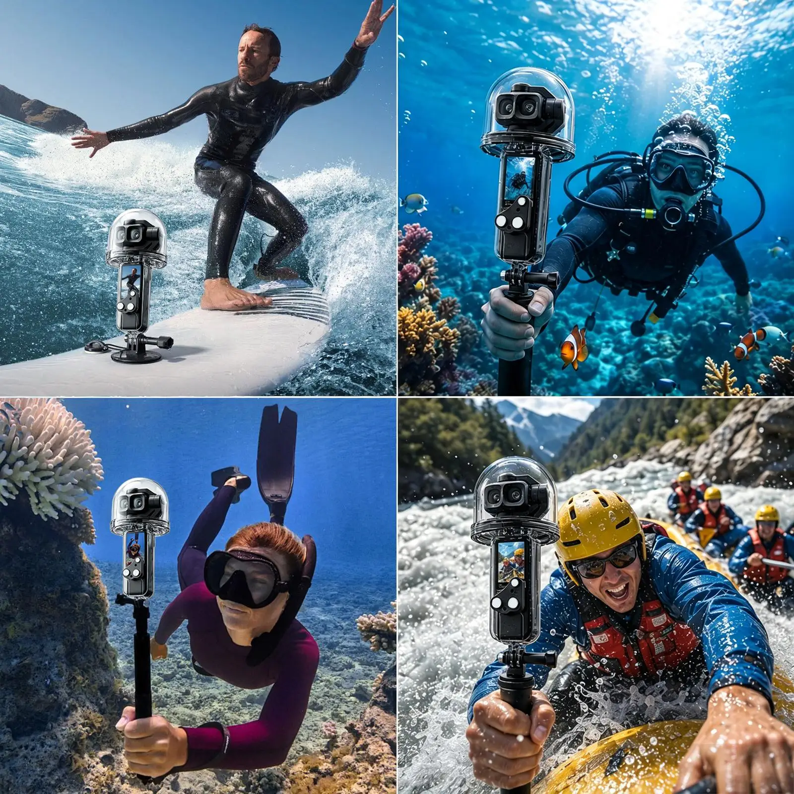 PULUZ Unterwasser-Wasserdichtes Gehäuse für DJI Osmo Pocket 4P 4 3, 50m/45m Tauchabdeckung für DJI Osmo Pocket 4P 4 3 Tauchgehäuse – Detail 12