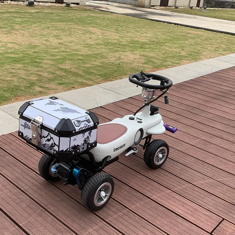 Electric twist car adult version high horsepower adult anti-rollover skateboard kart fast speed long battery life modification