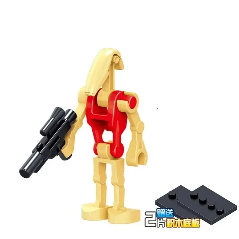 Star Fiama Wars Droid Platoon Attack Plane Bricks With Space Combat Droid Transport Battleship Bncks Toy Gift For KidsCN