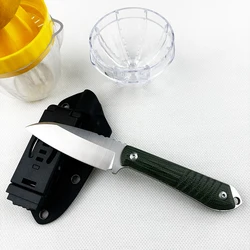 Kitchen Knife Vegetable Fruit Stainless Steel Blade Linen Handle Multifunctional Full Tang Knife Straight Knife Fruit Knife