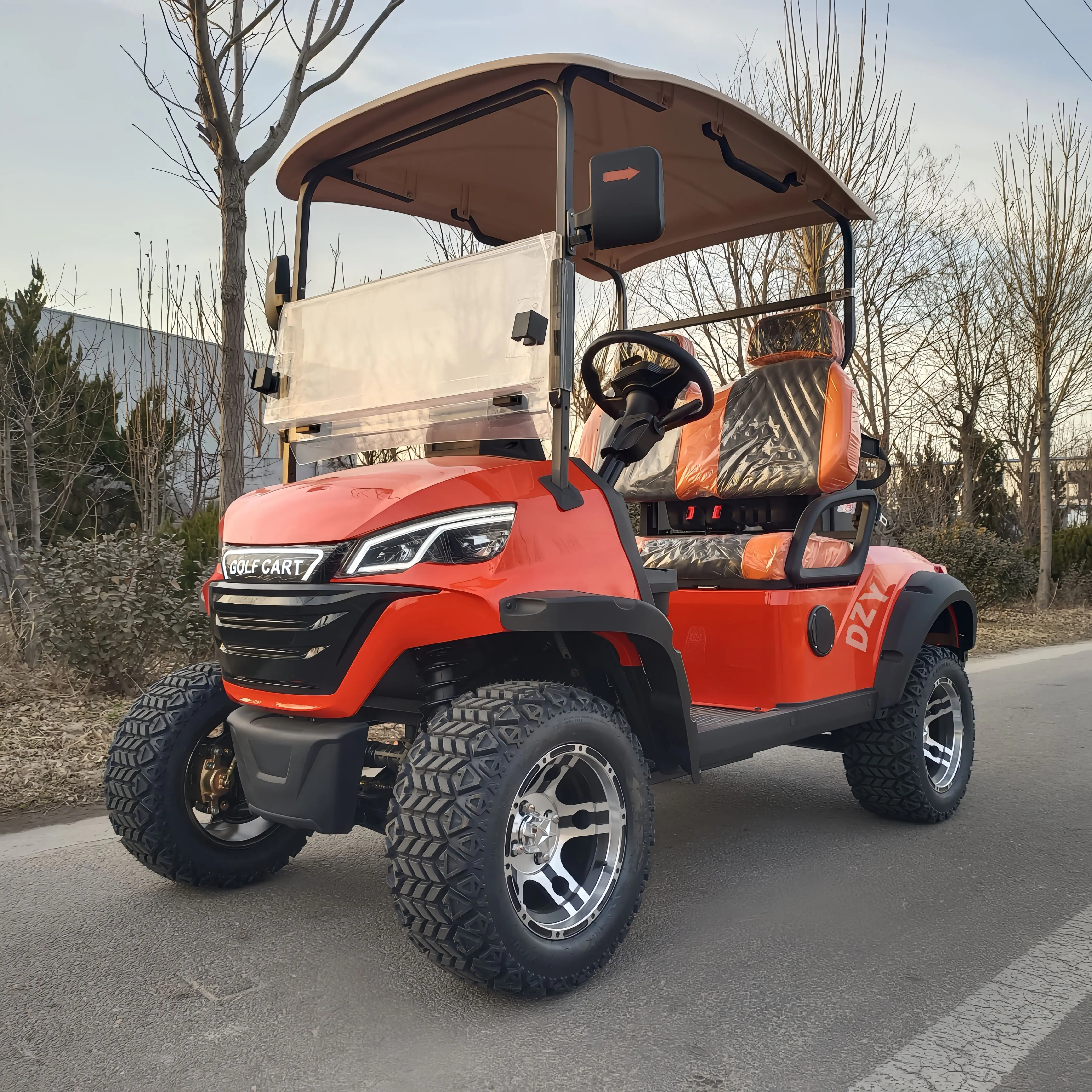 Wholesale Golf Course Cars Customized Luxury Electric New Off Road High Quality 72V Golf Cart with Lithium Battery