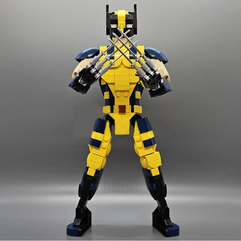 500pcs MOC Wolverine Deadpool And Super Heroes Model Building Blocks Christmas Gifts Architecture Assemble Toy DIY Creative Kids