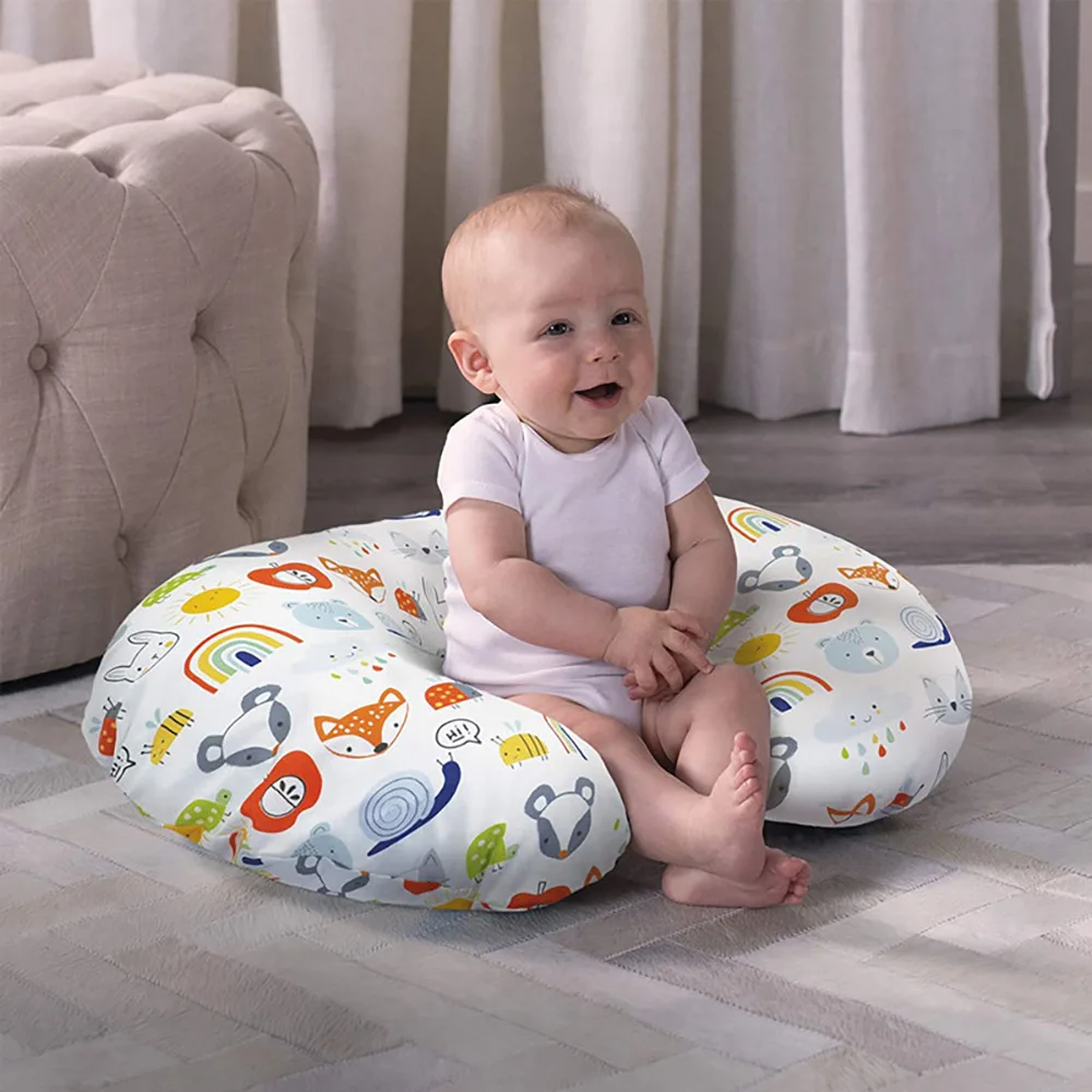 Breastfeeding Pillow Baby Support Pad U-Shaped Removable Nursing Maternity Cushion For Newborn Baby Cartoon Cute Feeding Pillow