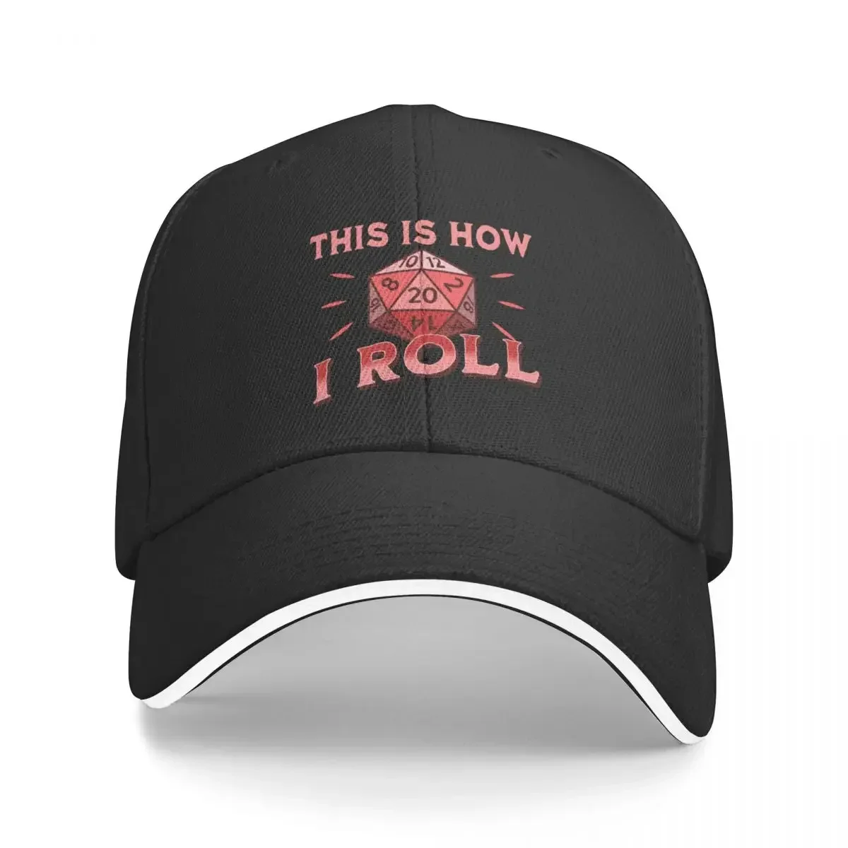 This is how I roll 20 - Natural 20, RPG Critical Hit Baseball Cap western Hat cute Fashion Beach Golf Men Women's