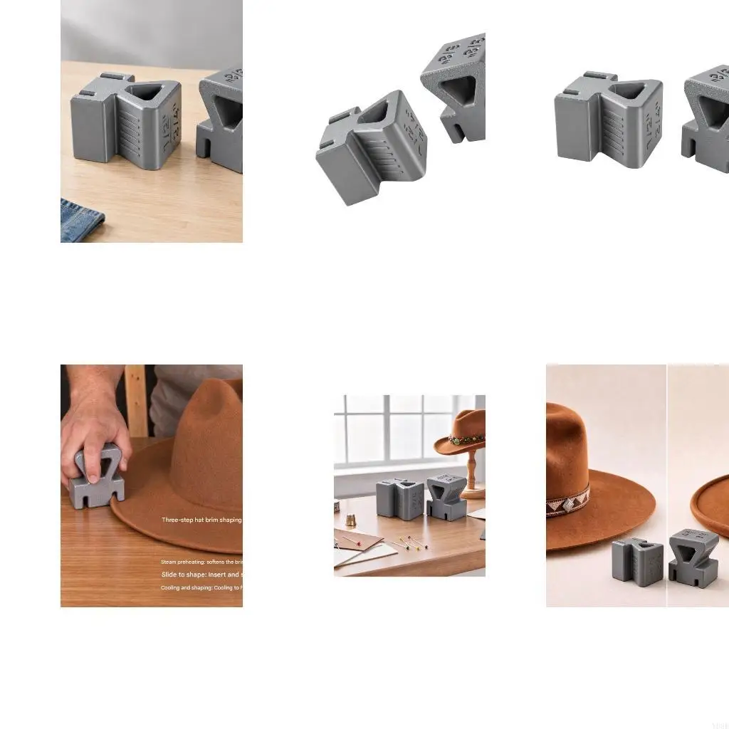 2 Piece Western Hat Care Tool Accessories for Edge Shaping Between Wears Y08E