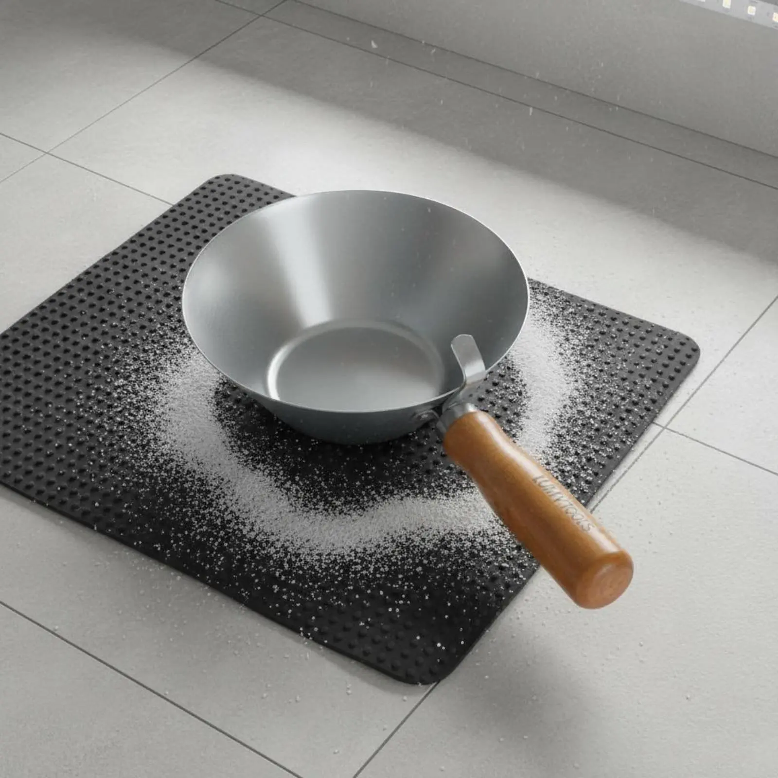 

Cement Ladle Stainless Steel Concrete Ladle Grout Ladle Wear Resistant Plastering Tool Wooden Handle for Plasterers