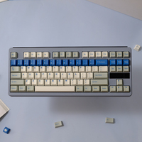 146 Keys English GMK Blue Alert Keycaps Set Cherry Profile PBT Dye Sublimation Key Cap For Cherry MX Switch Mechanical Keyboard