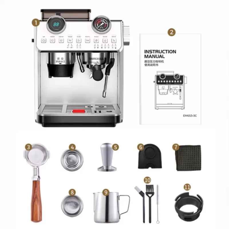 Versatile Compact Espresso Machine Cutter and Coffee Picker for Portable Coffee Making Equipment