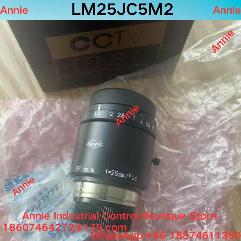 brand-new.   LM25JC5M2 fixed focus industrial lens with 25mm f and 165 million pixels