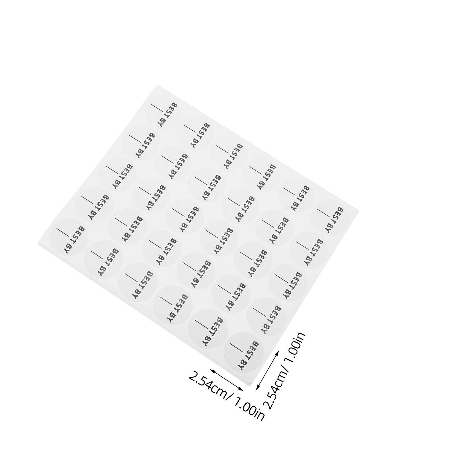 10Sheets Food Storage Expiry Date Labels Clear Food Label Stickers for Containers Freezer Refrigerator Restaurant